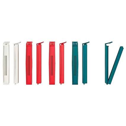 IKEA Sealing Clips Used For Storage Of Home & Kitchen Items Pack Of 10 Pc(Multicolor)