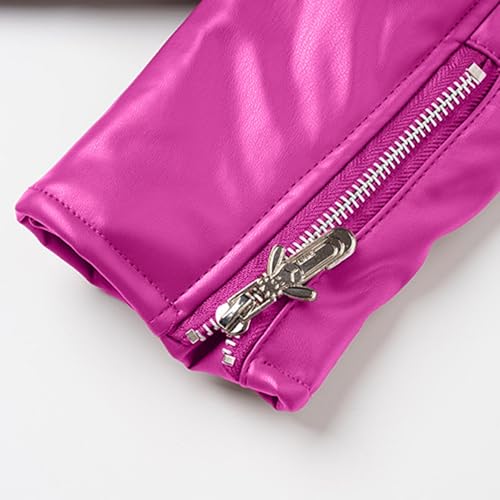 Womens Turtle Neck Faux Leather Jacket Coats for Women Long Sleeve Crop Thick Thermal Winter Fall Jacket 20253