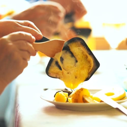 HOFMEISTER® Raclette-Schaber aus Holz, 2 x 8 Stck., 13 cm, Buche, schont Ihre Raclette-Pfannen