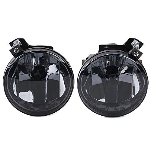 HaoTang CHEDA Fog Lights Assembly Compatible with 2001 2002 2003 Dodge Durango/2001 2002 2003 2004 Dakota Pickup CH2592113 Left&Right(Smoky lens) black