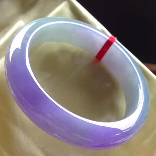 Natural Jade Bangle Bracelet for Women, Violet Light Purple Floating Purple Jade Bracelet, jade bracelet women4