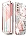 Produktbild i-Blason Glitzer Hülle für Samsung Galaxy S22+ Plus (6.6") 5G Handyhülle Bumper Case 360 Grad Schutzhülle Glänzend Cover [Cosmo] mit Integriertem Displayschutz 2022 Ausgabe (Marmor)