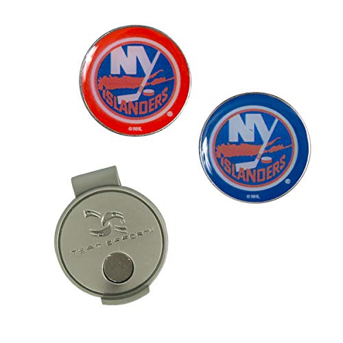 Team Effort NHL New York Islanders Hat Clip & 2 Ball Markersnew York Islanders Hat Clip & 2 Ball Markers, Multicolor, NA