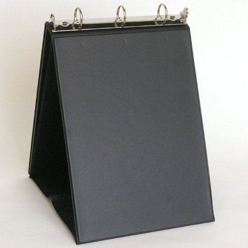 StoreSMART - Flip Chart Easel Presentation Binder - Portrait/Vertical - Black - VH430