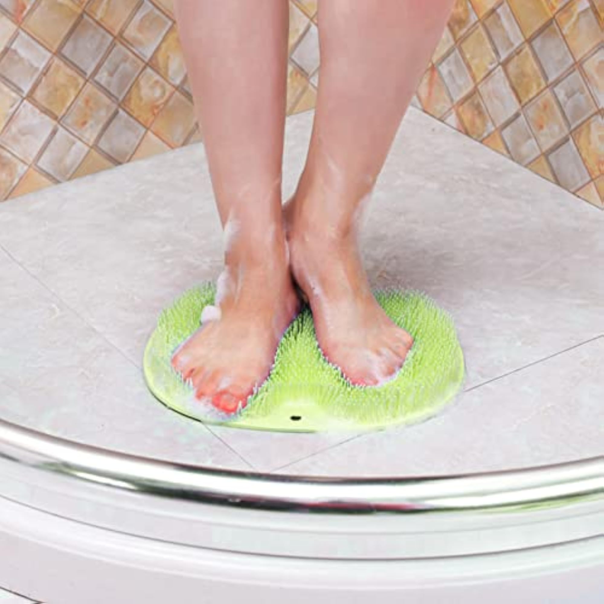Foot Brush, Multifunctional Body Scrubber Massage Function