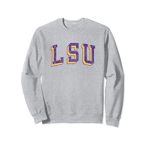 LSU Tigers Vintage Apparel Retro Arch Sweatshirt