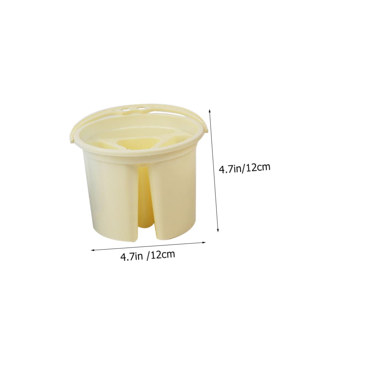 Veemoon 2Pcs Portable Leak Brush Washer Bucket Paint Brush Cleaning Basin for Watercolor and Supplies Random Colors