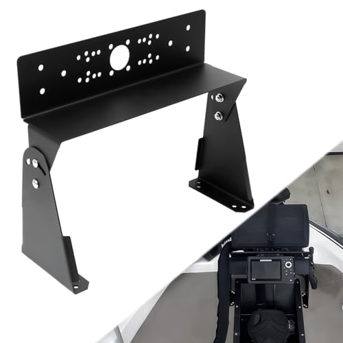 Universal Fish Finder Graph Mount for Boat, Adjustable Bottom Angle, Deck Marine Electronic Mount, Compatible with Garmin/Lowrance/Humminbird and More (8