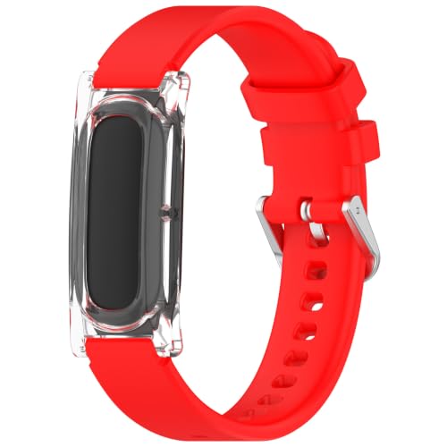 [koolriver] For Fitbit Air �P�[�X �o���h �J�o�[ �n�[�h�P�[�X�{�V���R�����X�g�o���h �ی�P�[�X �N���A ���� �ϏՌ� �V���v�� �����ȒP For �t�B�b�g�r�b�g �G�A(���b�h)