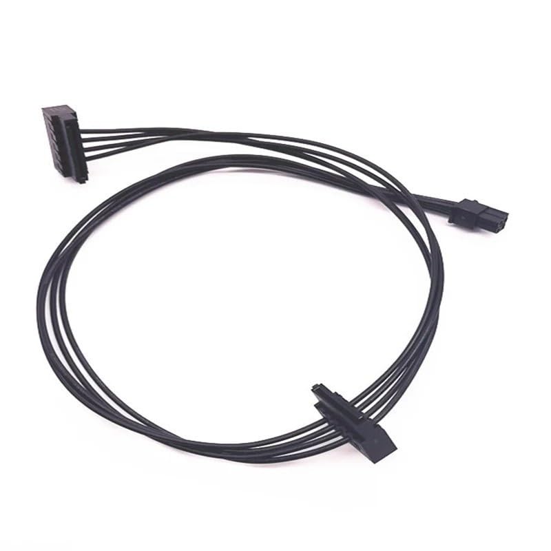 Generico Cavo di prolunga for adattatore alimentazione da 4 pin a SATA