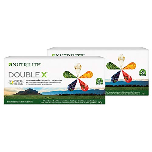 Preisvergleich Produktbild Nachfüllpack Multivitamin-Multimineralstoff-Pflanz... NUTRILITE DOUBLE XTM - 2 x 31 Tagesrationen / 280 g - Amway - (Art.-Nr.: 292409)