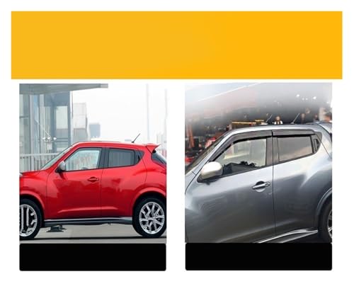 Déflecteurs de vent Nissan Juke protège de la pluie et ventile l'habitacle - 2