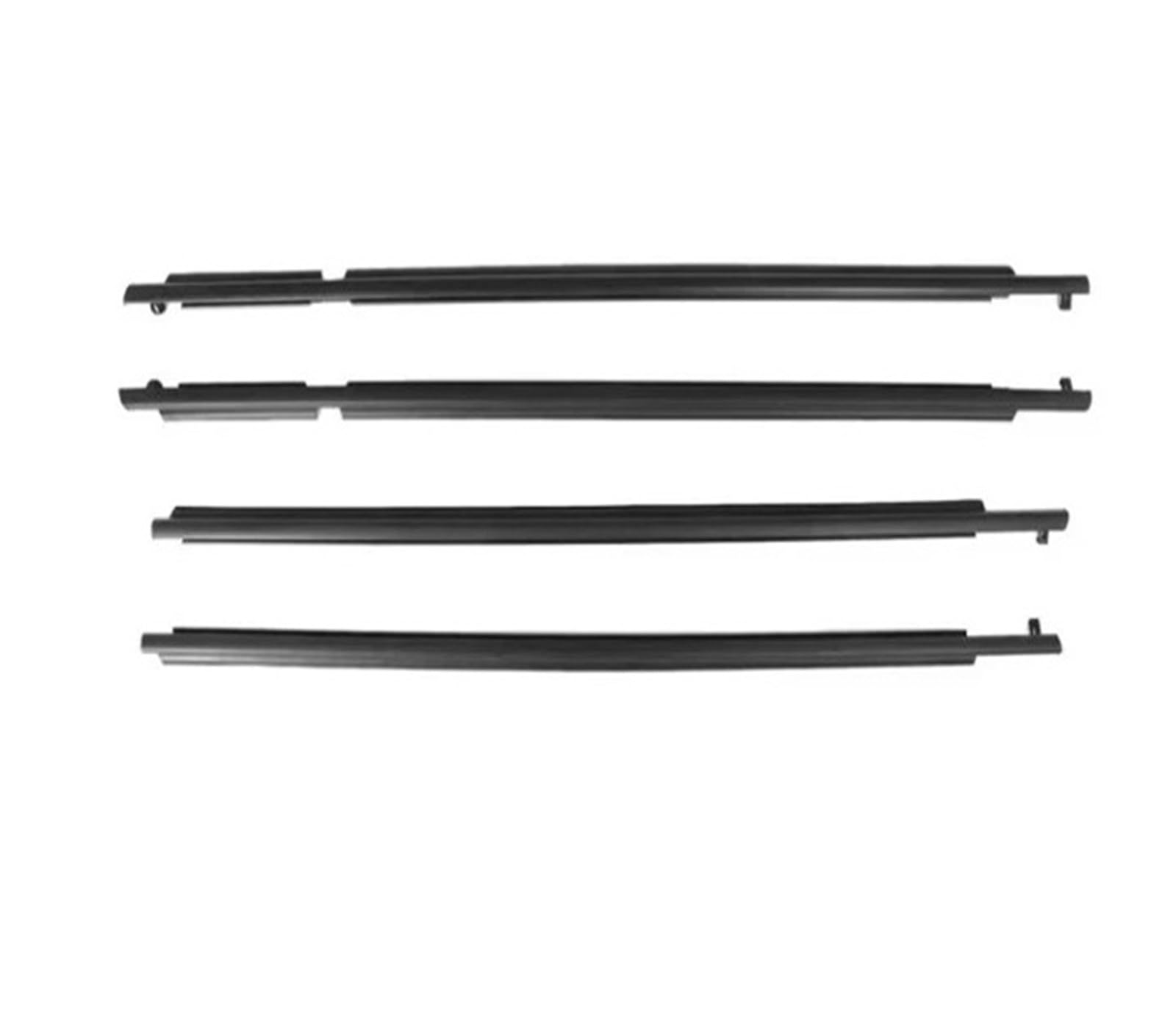 Sifusm One Color Rubber Seal 4 Pcs 80821-1Da0a Outside Windows Rubber Seal For Nissan For X-Trail T31 2008-2013 Glass Protector Window Weather Strips Strip