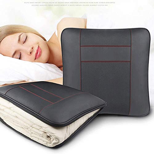 Couverture de couchage voiture pliante sous forme de coussin de dos auto