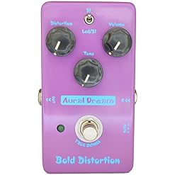 Aural Dream Pédale d’effet à distorsion audacieuse pour guitare avec distorsion forte et réponse dynamique puissante à… - Les Beatles, Paul McCartney, John Lennon, RIngo Starr, George Harrison