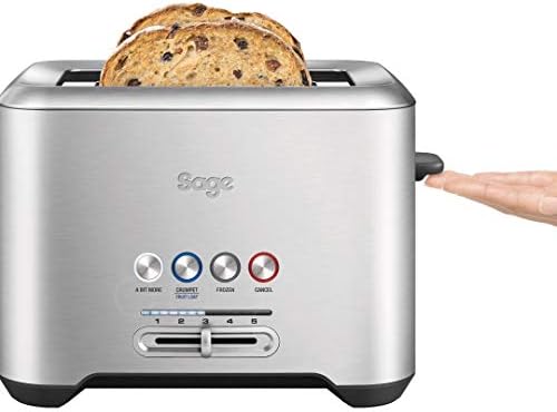 Sage STA720BSS2EEU1 toaster 2 slice(s) 1000 W Stainless steel