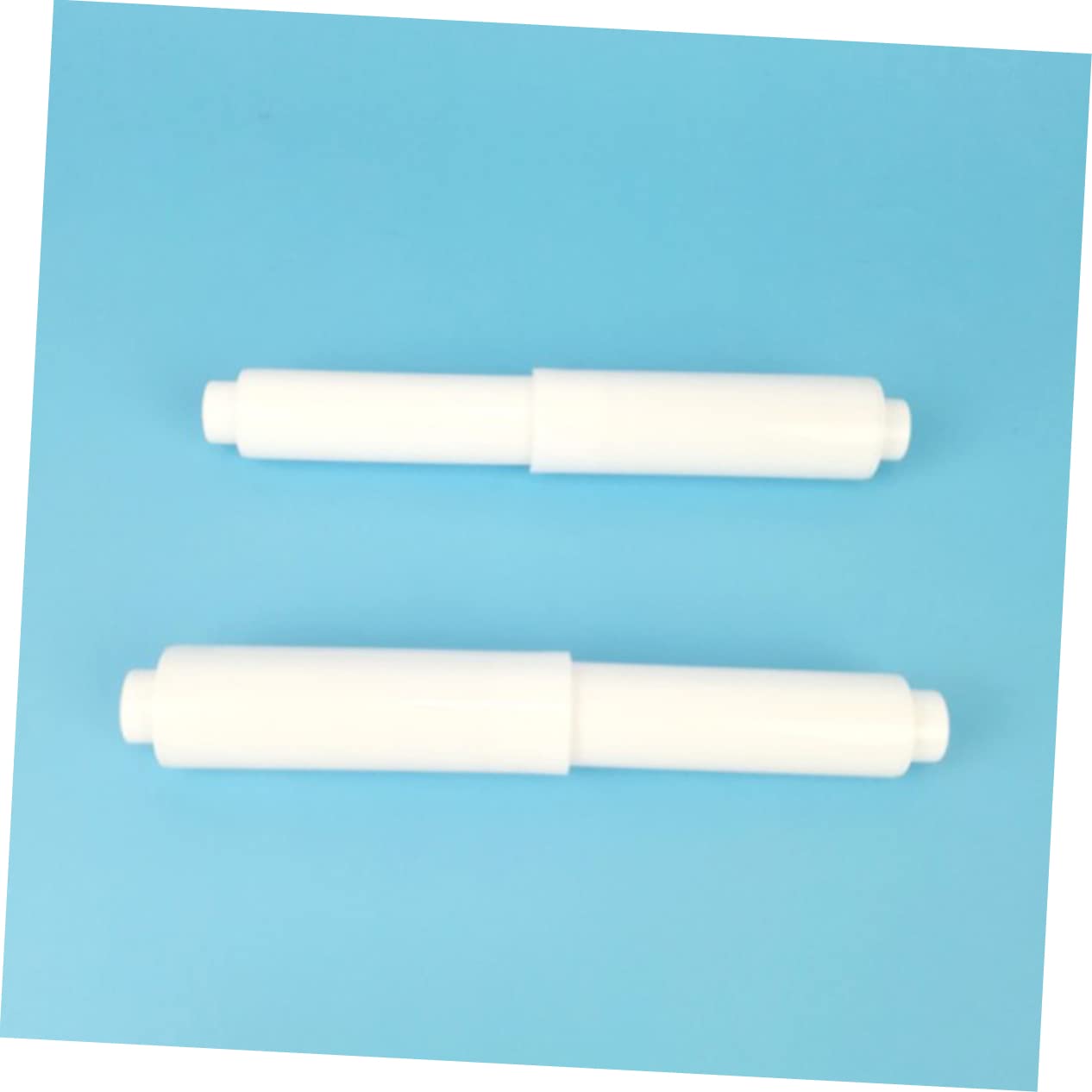 HEMOTON Toilet Paper Roller Paper Roller Core 5 Pack Plastic Replacement for Commercial Bathroom Dispenser