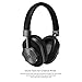 Master & Dynamic MW60G1 MW60 Wireless Bluetooth Foldable Headphones - Premium Over-The-Ear Headphones - Noise Isolating - Portable, Gunmetal/Black Leather