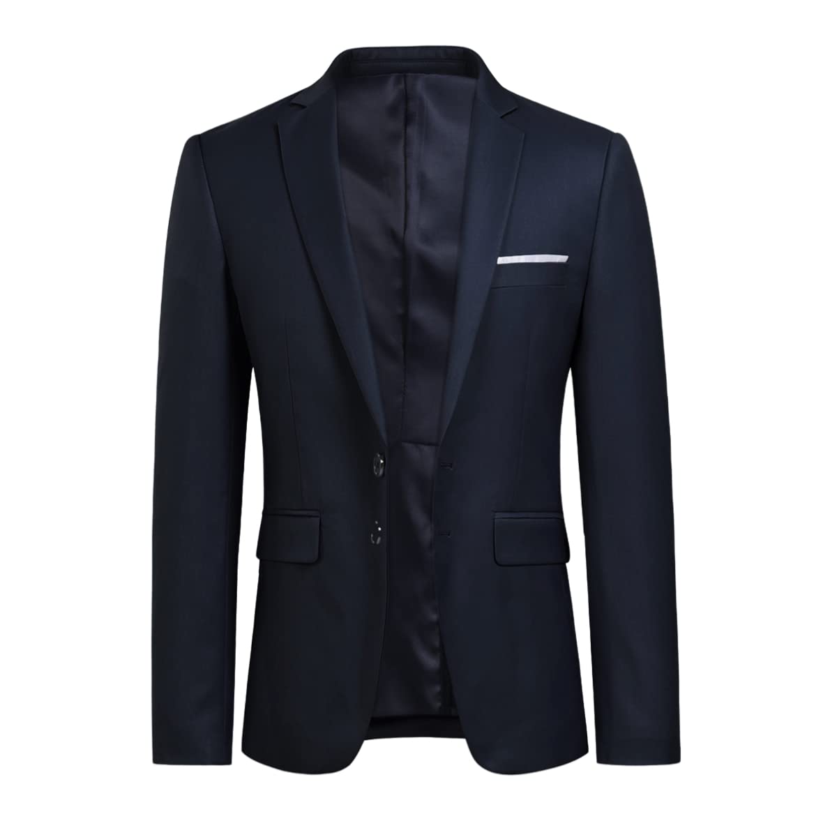 YOUTHUP Herren Anzug 2 Teilig Anzüge Modern Slim Fit für Business Hochzeit