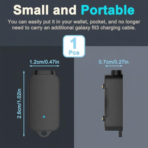 Image of ZORBES USB C Charger Adapter for Samsung Galaxy Fit 3, Black