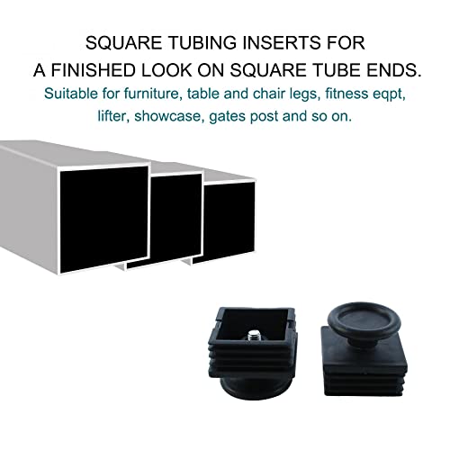 Uxcell Table Adjustable Leveling Foot Square Tube Insert 38 X 38Mm 4 Sets #TOP5