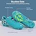 Joybut Soccer Cleats for Kids & Youth | Lightweight Football Shoes for Firm Ground | Durable Girls & Boys Soccer Cleats with Non-Slip Sole | Comfortable Soccer Boots | Unisex Size 11-6 Turquoise