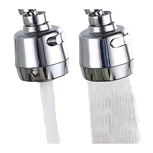 Evita salpicaduras con el aireador de grifo de cocina giratorio 360 grados de modo dual 2