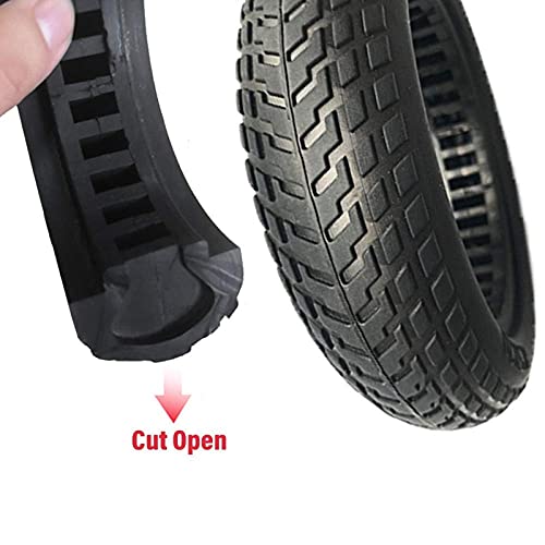 Pneus creux pour skateboard 8,5 pouces en caoutchouc durable | Lot de 2 - 2