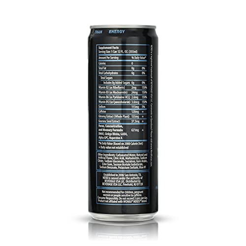 Nerd Focus Zero Calorie Energy Drink Nootropics And Essential Vitamins For Mental Clarity, Concentration And Focus 12 Fl Oz (Pack Of 12) #TOP3