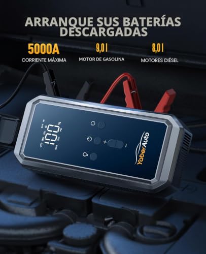Batería de arranque YaberAuto YA70 ideal para viajes largos por carretera y camping 2
