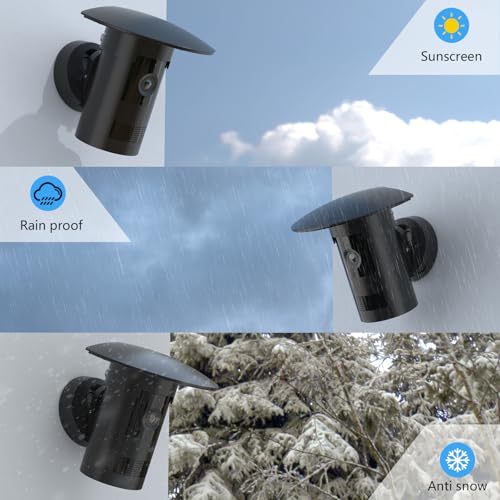 Cubierta de lluvia para Ring Outdoor Cam Plus y protector solar 4