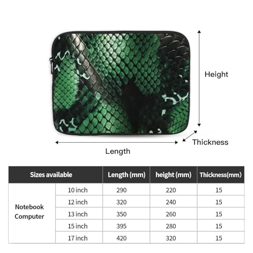 Funda para Laptop Snake Skin Negra 17 pulgadas miniatura 2