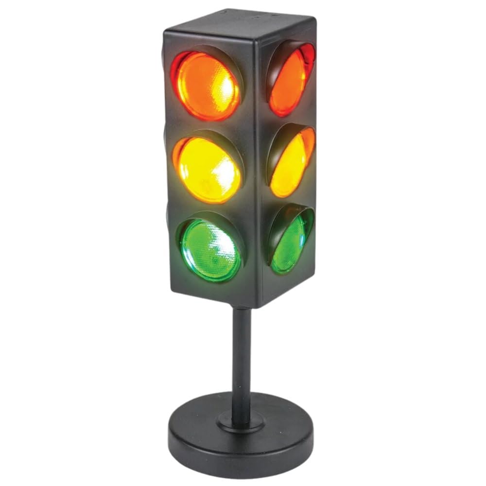 Rhode Island Novelty Eltrali 8" Traffic Light Table Lamp