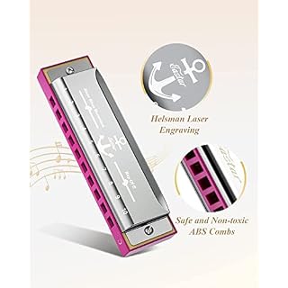 Eastar Major Blues Harmonica Diatonique, 10 Trous C Key Débutant Harmonica pour Enfants Enfants Adultes Étudiants, avec… - Les Beatles, Paul McCartney, John Lennon, RIngo Starr, George Harrison Eastar Major Blues Harmonica Diatonique, 10 Trous C Key Débutant Harmonica pour Enfants Enfants Adultes Étudiants, avec… – Image 5