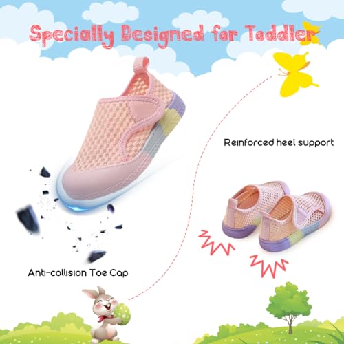 Toddler Girl Boys Shoes Kids Sneakers Mesh Toddler Tennis Shoes Flexible Toddler Walking Shoes Breathable2