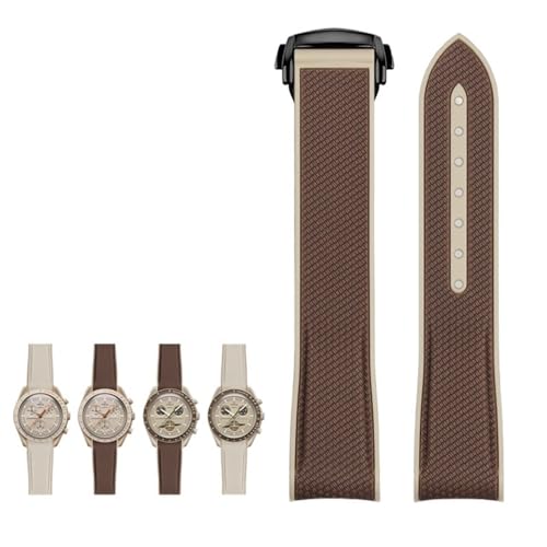 Bracelet moonswatch céleste en silicone pour le sport quotidien