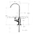 Goose-Neck High Spout Cold Water Kitchen Drinking Faucet Dispenser Polished Chrome Well-Matched with GA1, KS3198A, 1WEBN1, NZ-6501