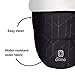 Diono Universal Newborn Pod for Sleeping with Temperature Regulation, Water Resistant Lining, Baby Head and Body Support. Easy to Adjust and Remove Stroller Footmuff for Baby, Black Midnight