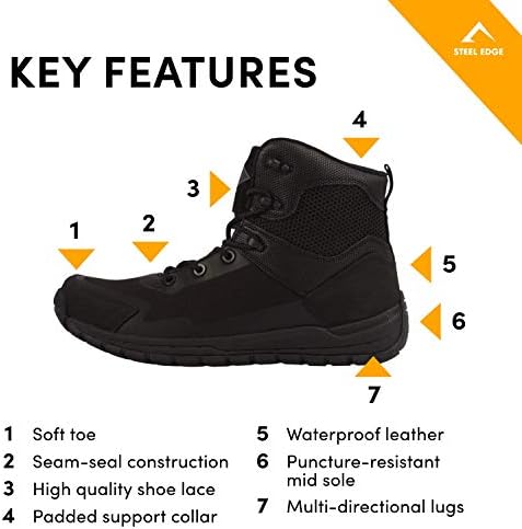 steel edge boots