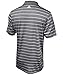 adidas Golf Men's Puremotion 2 Color Stripe Jersey Polo, Lead/White, XX-Large