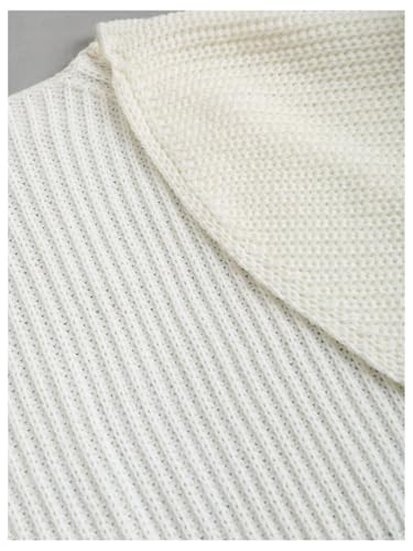 Verdusa Women's Bow Knot Open Front Long Sleeve Knitted Crop Cute Cardigan Sweater4