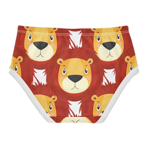 Cute Lion Animal Cartoon Girls Underwear Toddlers 2t Cotton Cute Panties Girl Animals Briefs Underpants2