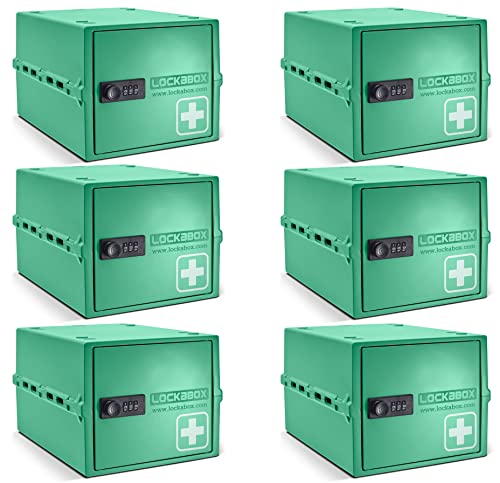 Boîte à médicaments Lockabox One verte | Lot de 6 - 2
