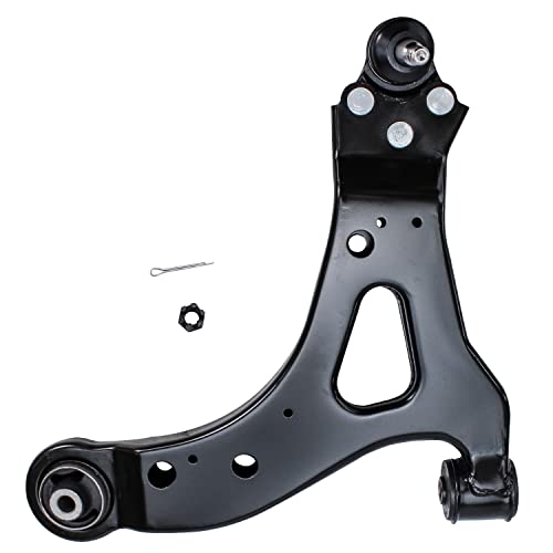 Image of Detroit Axle - Front Lower Control Arms w /Ball Joints Sway Bar Links Tie Rods Replacement for Chevy Uplander Terraza Relay - 8pc Set