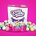 Crazy Candy Freeze Dried Taffy - Salt Water Taffy Transformed, Light Crispy Texture Sweet Candy, 2.4oz Resealable Bag, Made in USA