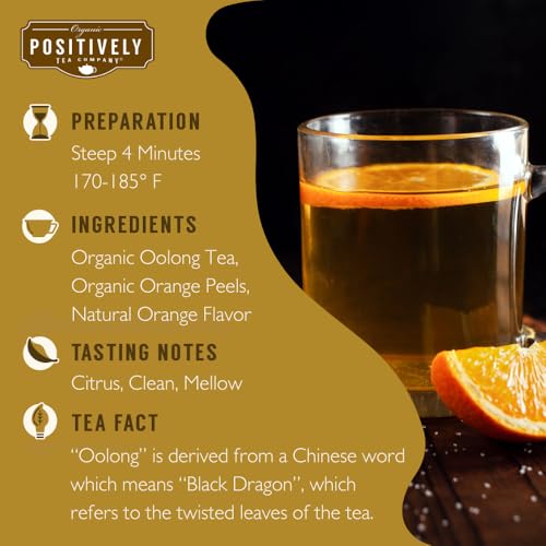 Image of Positively Tea, Organic Oolong Tea Sampler, Loose Leaf, 4 Ounce, 3 Pack