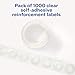 Avery Self-Adhesive Hole Reinforcement Stickers, 1/4