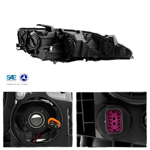 AKKON Driver Side Headlight for 2017-2020 Chrysler Pacifica Halogen - Image 3