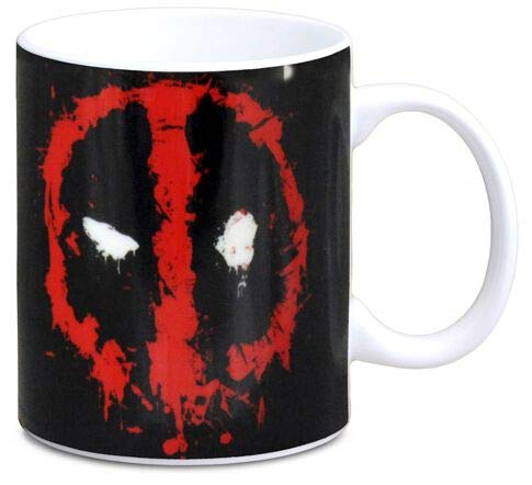 Marvel 6831339000 - Taza (porcelana, 1 unidad), color negro
