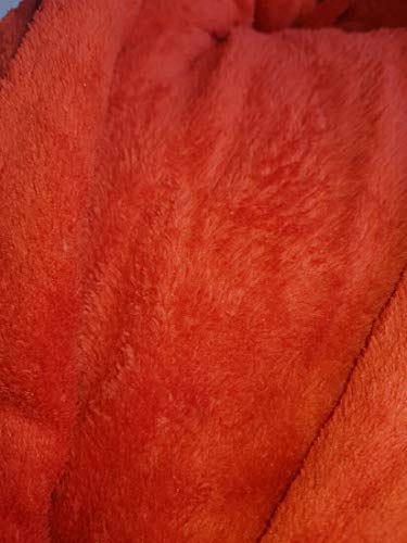 Roupão de Banho Microfibra Soft Feminino Camesa Tam. P Cor:Vermelho